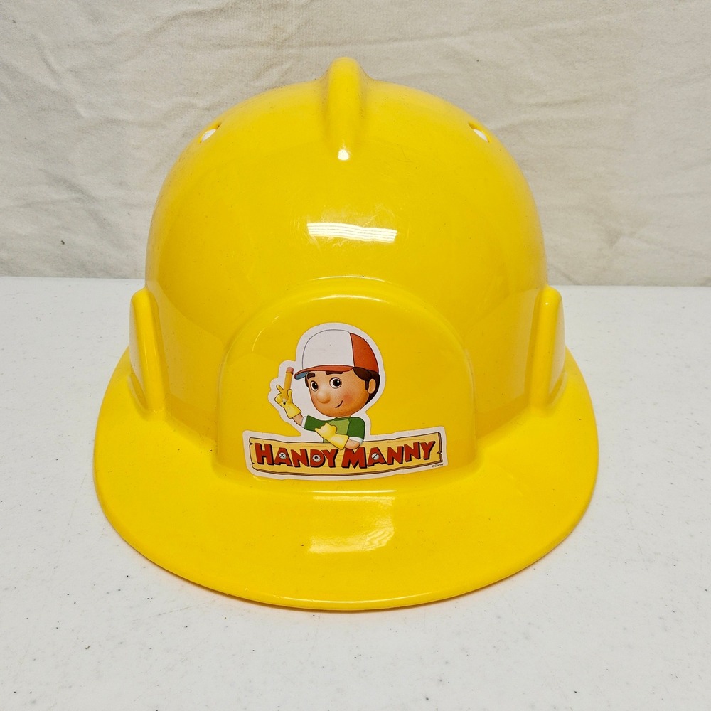 Disney Handy Manny Toy Construction Hat Kids OS Yellow Disney Live Accessory